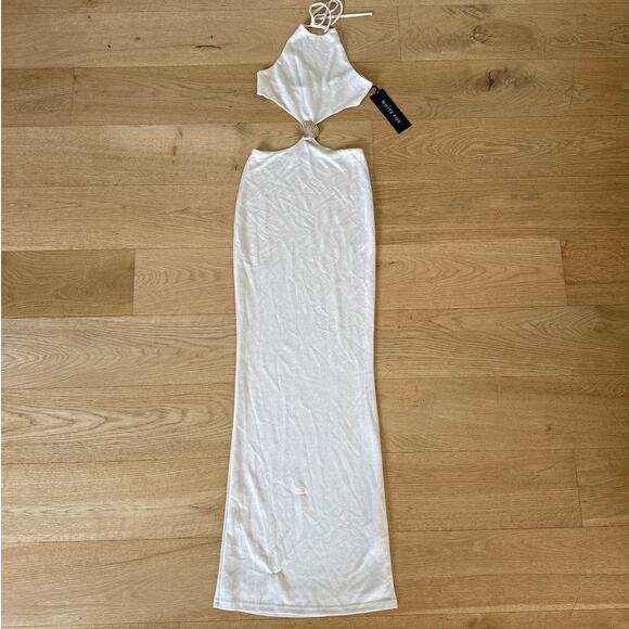 White Fox Boutique Dresses & Skirts - White Fox Maxi Dress Soft Sands Size XS Nide Beige Cream